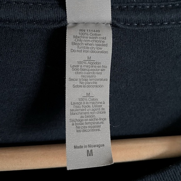 Navy ‘Happiness’ Graphic T-Shirt Size M - Picture 4 of 4